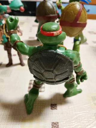 5 Tartarughe Ninja Action Figure tutte 5