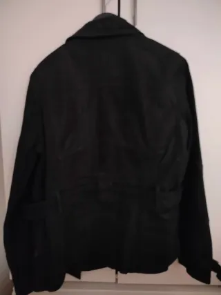 Chaqueta de ante negra nueva