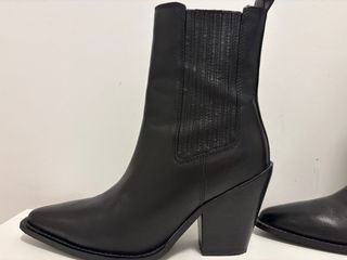 Botines negros Mango tacón