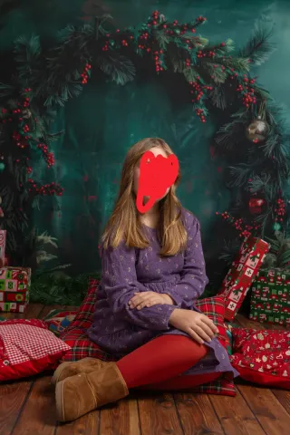 Fondo de tela Navidad katebackdrop