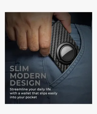 Tarjetero RFID Carbono y Metal ROSSM