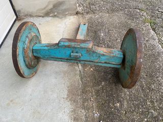 Ruedas de madera para arado decorativas