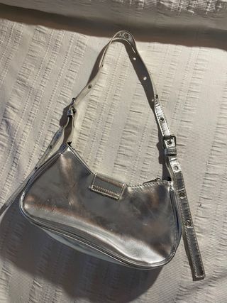 Bolso plateado