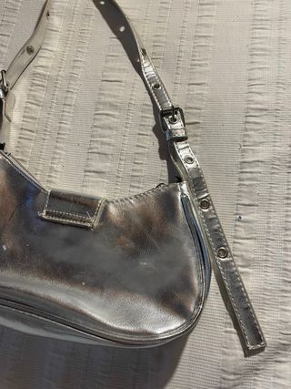Bolso plateado