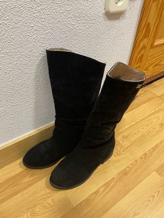 Botas altas mujer negras