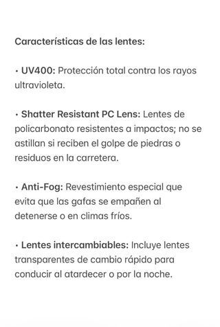 Gafas Motociclista Black Brand Cheater