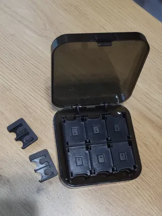 Caja PortaJuegos Nintendo Switch Negra