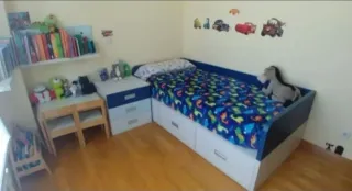 Cuna nido con cambiador y cajones, convertible ROS