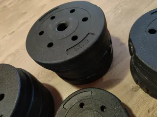 Kit Mancuernas Ajustables Pesas Gimnasio