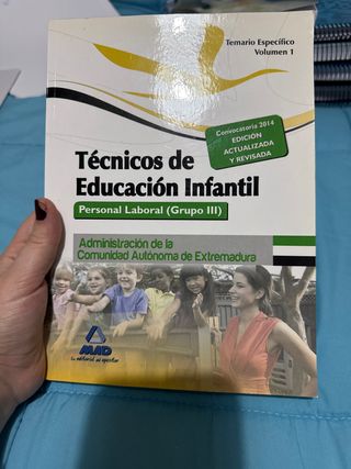 Tecnico de educación infantil para la CCAA de Ex