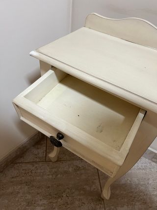 Mesitas de noche de madera (pack 2)