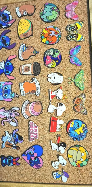 Broches Metal Disney Varios Personajes