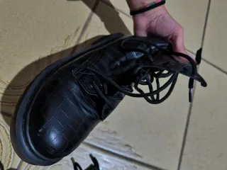 Stivaletti neri similpelle donna Tg 38