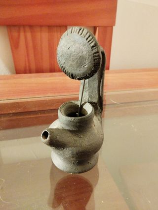 Lámpara de aceite de terracota