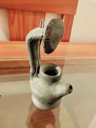 Lámpara de aceite de terracota