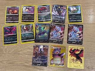 Cartas Pokémon: Nickit, Overqwil, Zoroark, Umbreon