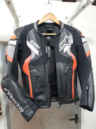 Mono Alpinestars T-50 Negro/Naranja