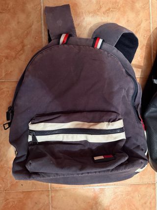 Mochila Tommy Hilfiger Negra Multicolor