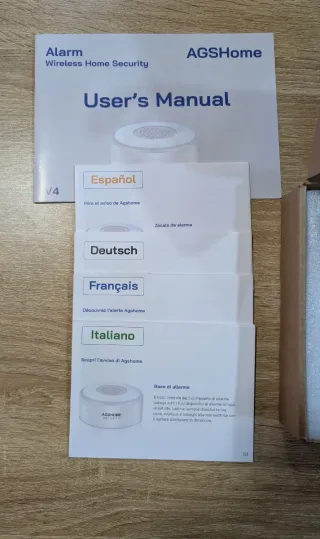 Kit Seguridad Hogar Inalámbrico AGS Home