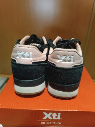 Zapatillas Xti Talla 37 Mujer Negro/Rosa