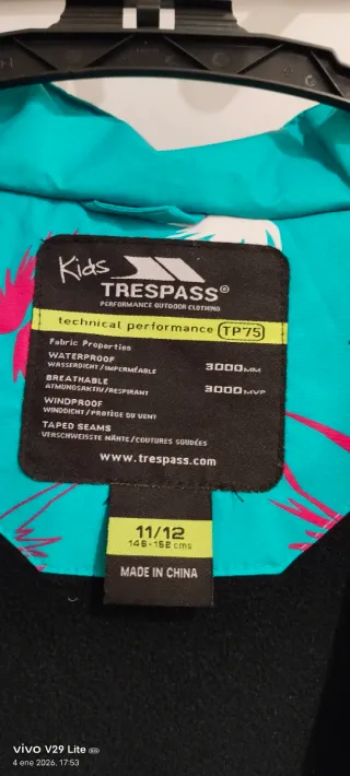 Chaqueta de esquí para niña Talla 11/12