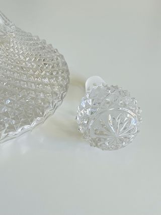 Decantador de cristal tallado