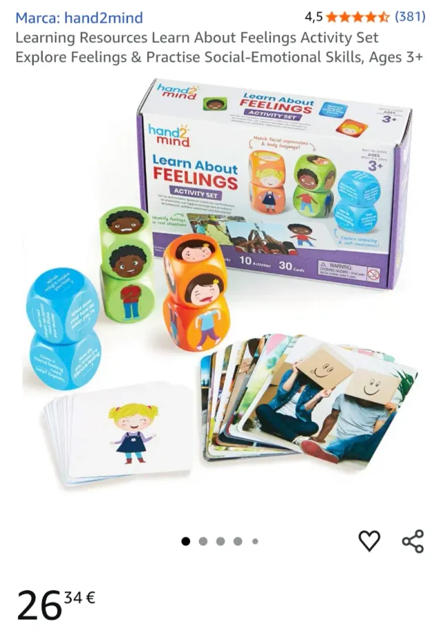 Juego de emociones Hand2Mind NUEVO