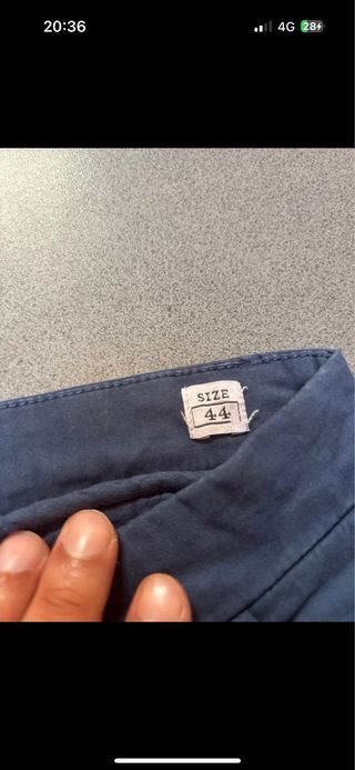 Pantaloncini uomo blu taglia M