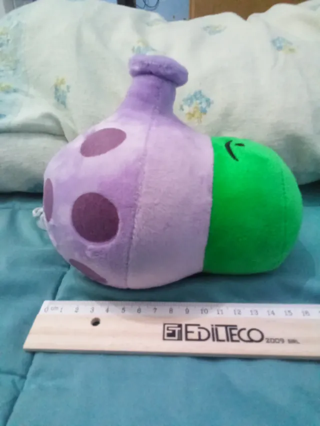 Peluche Fungo PVZ Viola e Verde