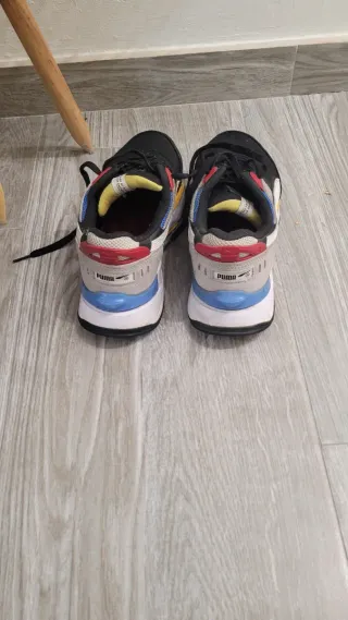 Zapatillas Puma Negras Multicolores