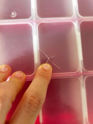 Organizador de plástico con compartimentos