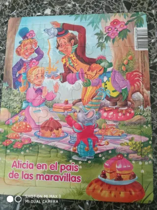 4 Puzzles Infantiles (Peter Pan, Alicia, 3 Cerdito