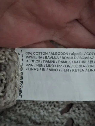 Jersey de punto gris T M/L Mango