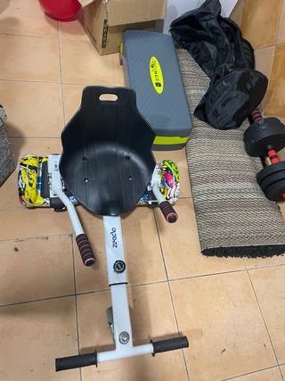 Hoverboard con asiento y ruedas