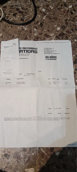 Batería Coche ADR Premiumtech Blue. Sin uso!!