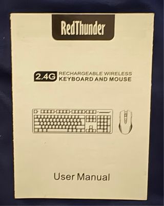 Teclado y Ratón Inalámbricos RedThunder