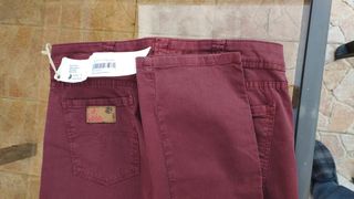 Pantalones Lois burdeos talla 31 mujer