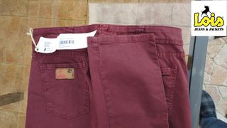 Pantalones Lois burdeos talla 31 mujer