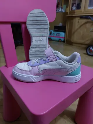 Zapatillas Puma Niña Rosa y Morado n°34
