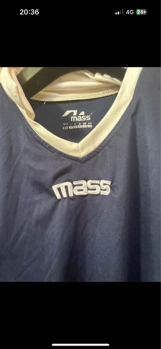 T-shirt MASS blu taglia XS