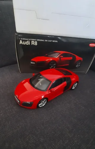 Audi R8 Kyosho 1/18 Rojo