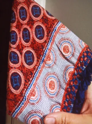 Chaqueta estampado étnico talla única