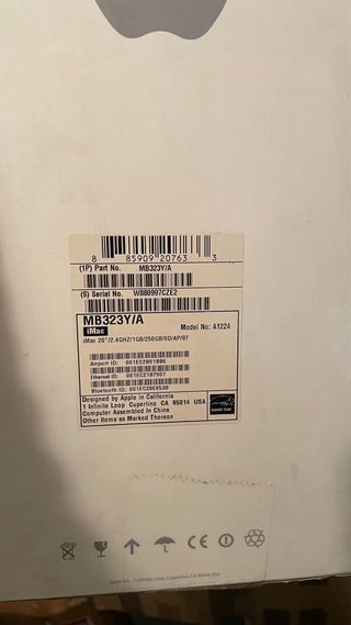 iMac 22 Intel Core 2 Duo 2.4 GHz