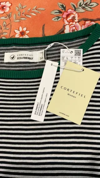 Maglietta a righe Cortefiel ECO-FRIENDLY L