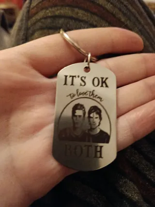 Llavero The Vampire Diaries:It's OK to love both