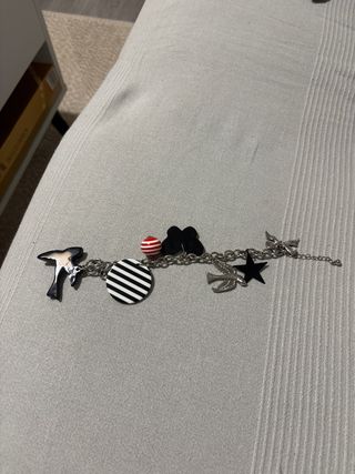 Pulsera mujer charms pájaros estrella