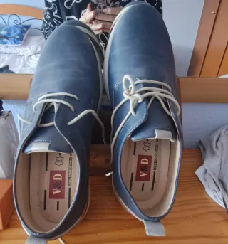 Zapatos V&D Hombre Azul