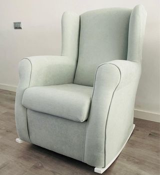 Sillón Balancín Lactancia Verde Agua