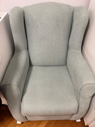 Sillón Balancín Lactancia Verde Agua