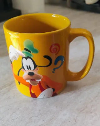 Tazza Disney Pluto Gialla Ceramica